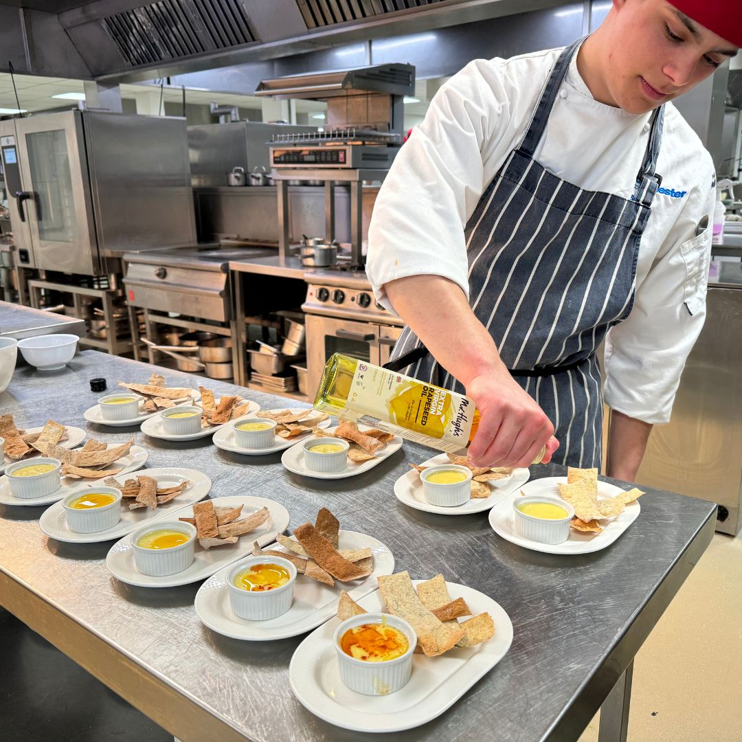 Chichester College culinary students collaborate with local restaurant for fine dining experience