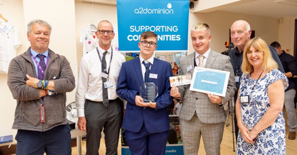 Some of our student receiving their award