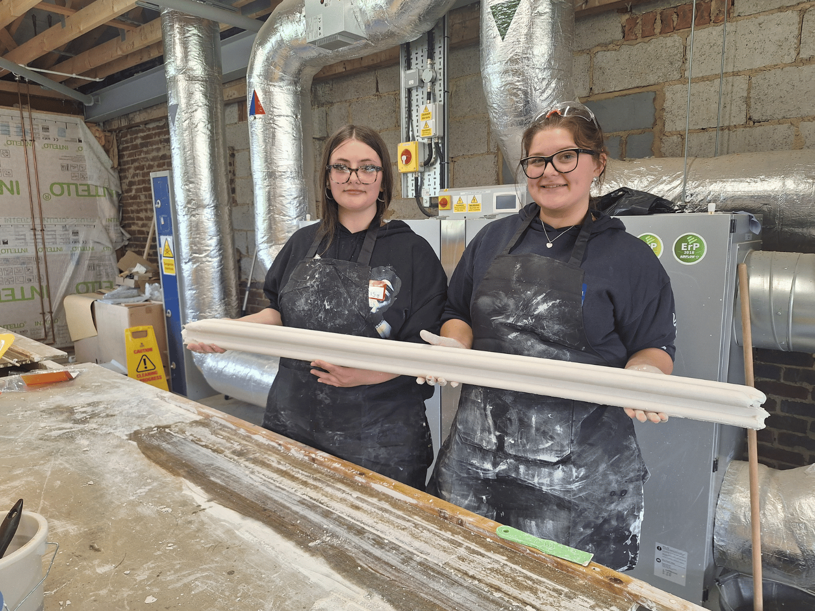Some of our students taking part in one of the workshops
